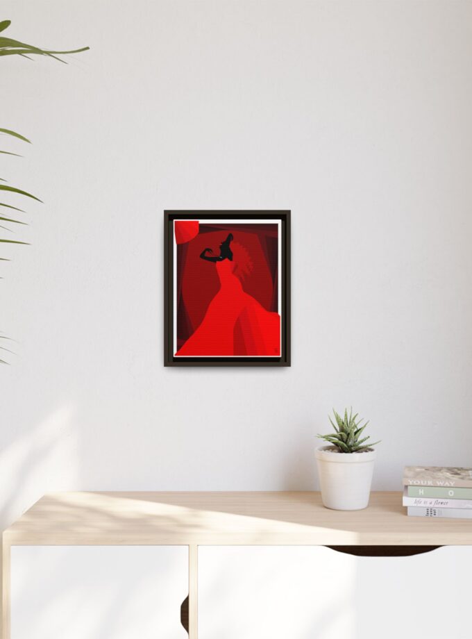 Teatrica Canvas, Framed