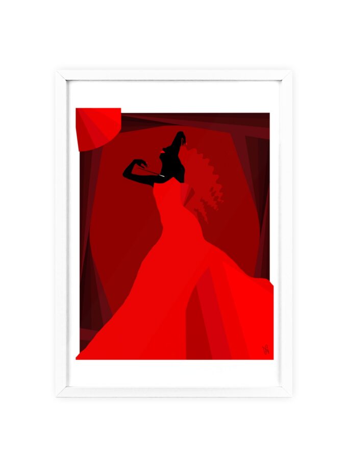 Teatrica Poster, Framed