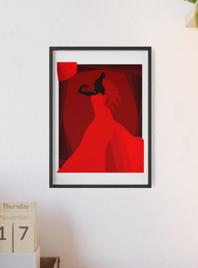 Teatrica Poster, Framed