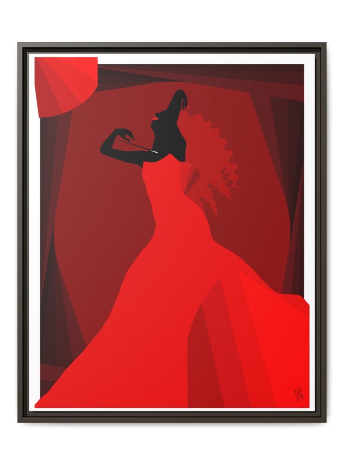 Teatrica Canvas, Framed