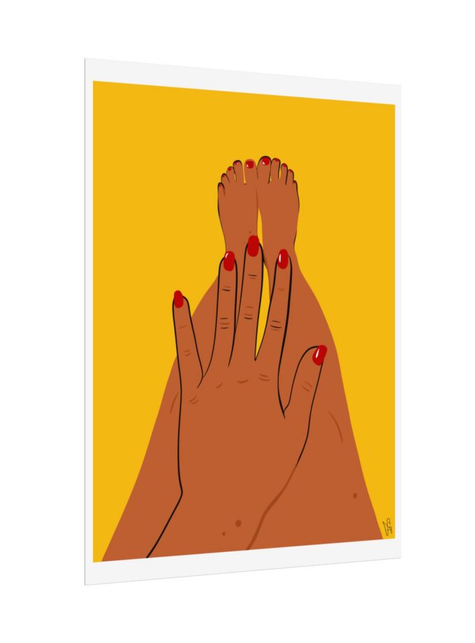 Sun On My Fingers Poster