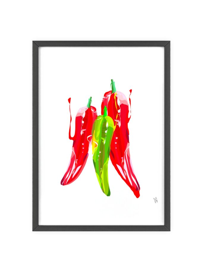 You Are Fire Poster, Framed