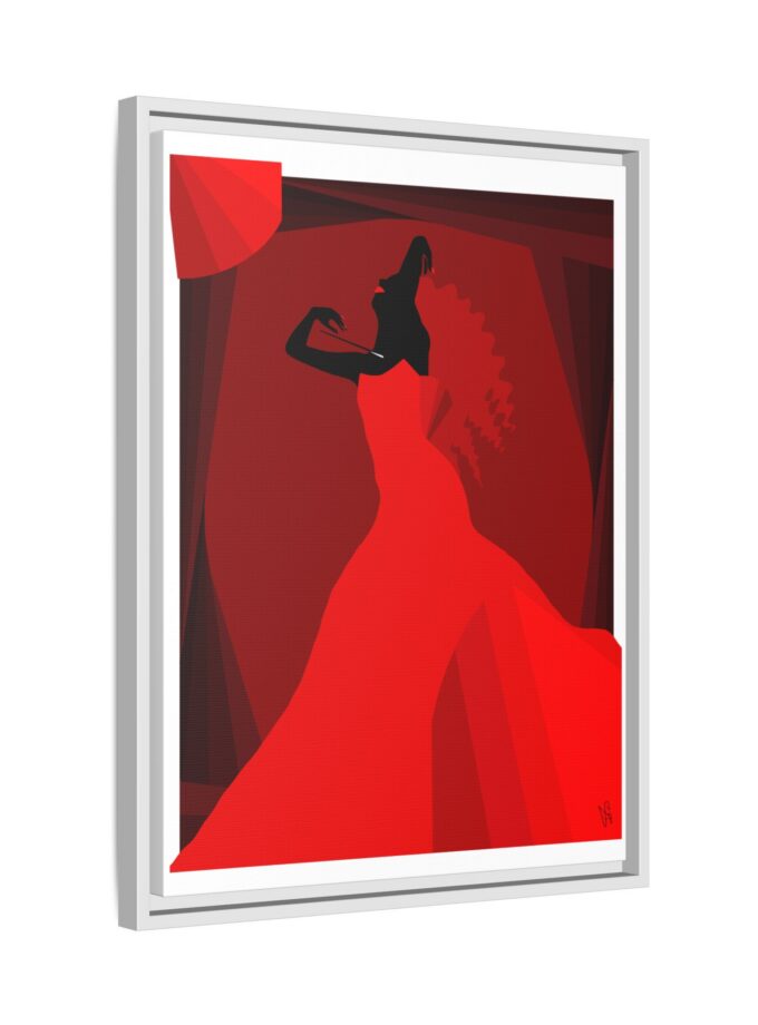 Teatrica Canvas, Framed