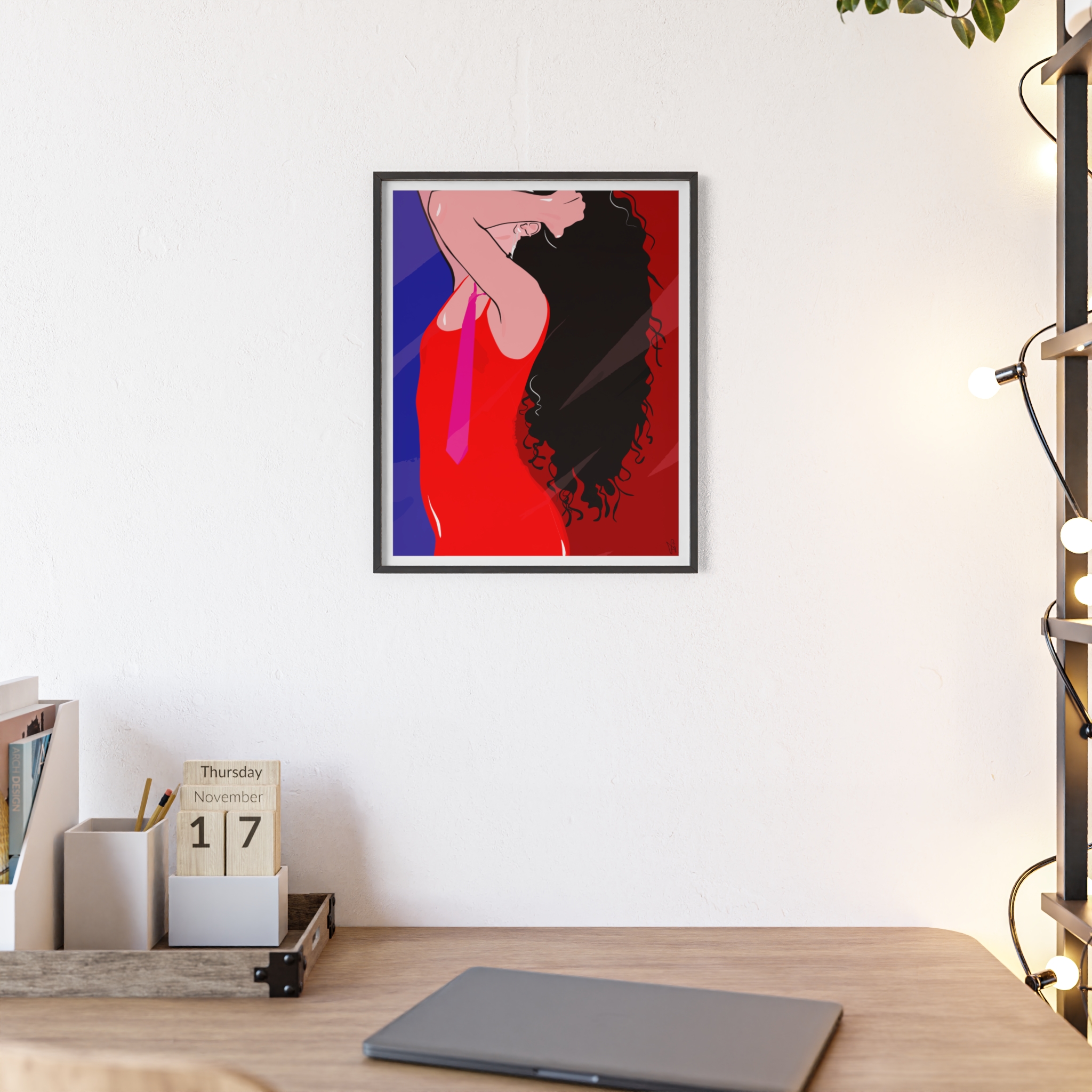 Dirty Mirror Poster, Framed - Image 4