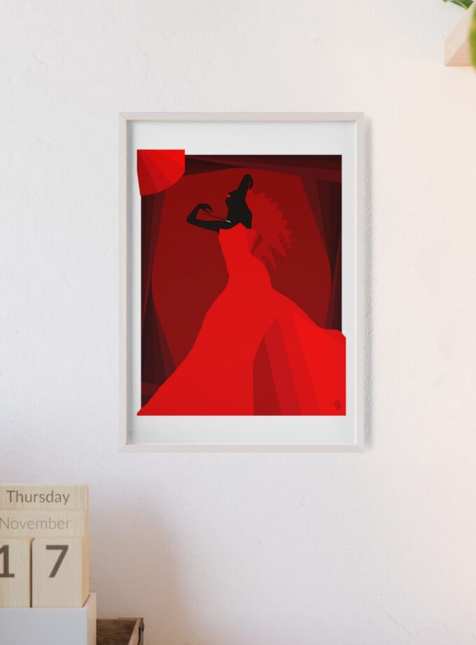 Teatrica Poster, Framed