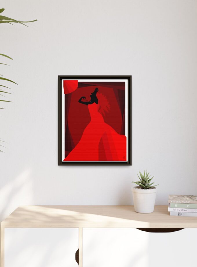 Teatrica Canvas, Framed