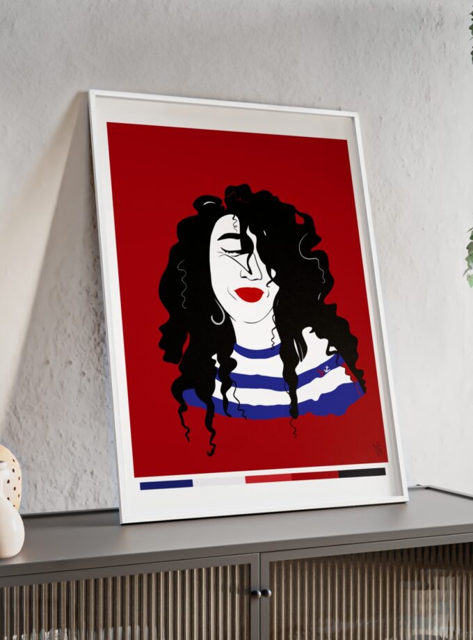 Little Sailor Poster, Framed