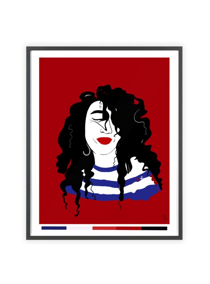 Little Sailor Poster, Framed