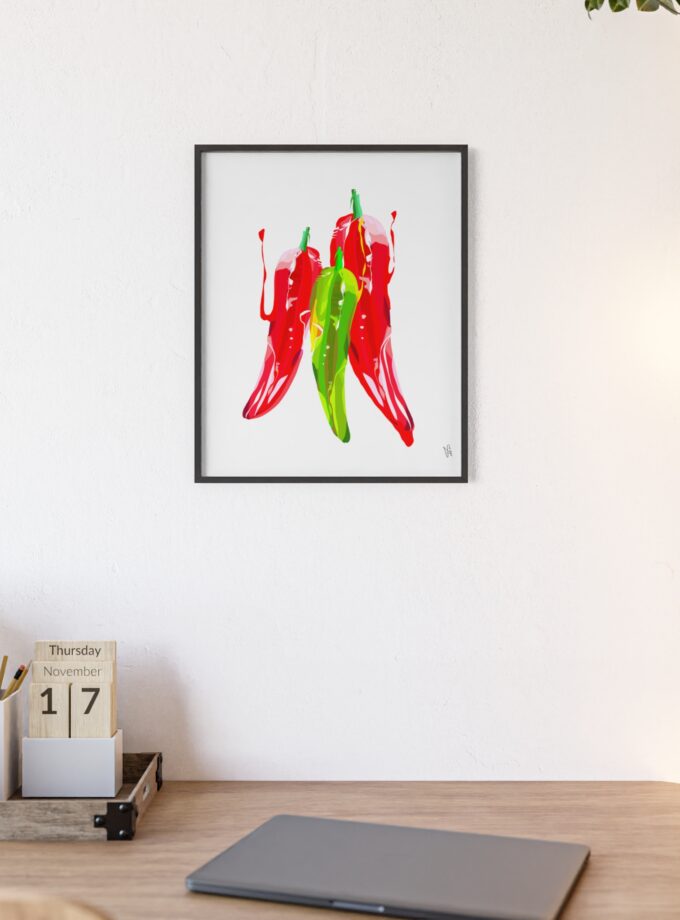 You Are Fire Poster, Framed