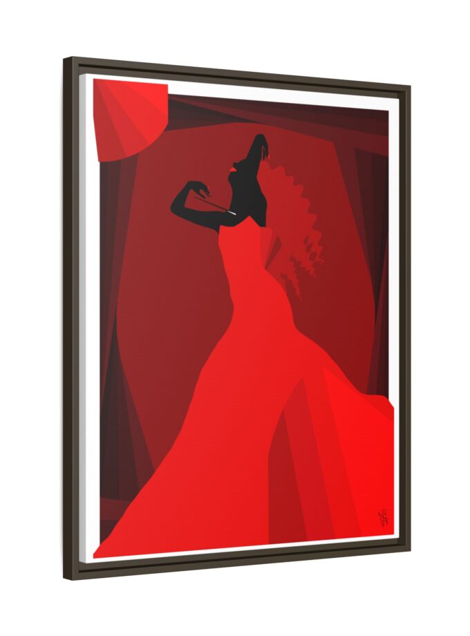 Teatrica Canvas, Framed