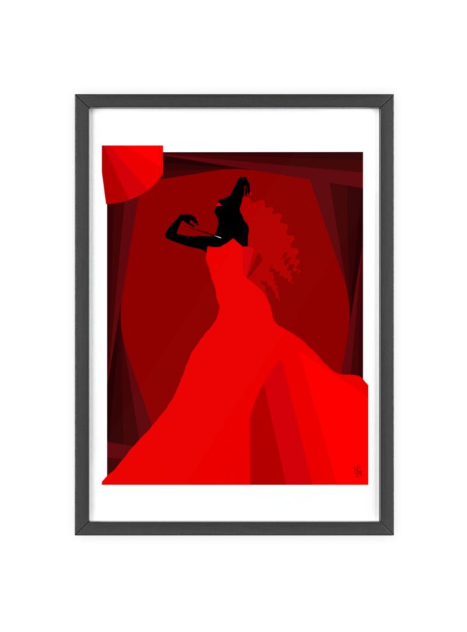 Teatrica Poster, Framed