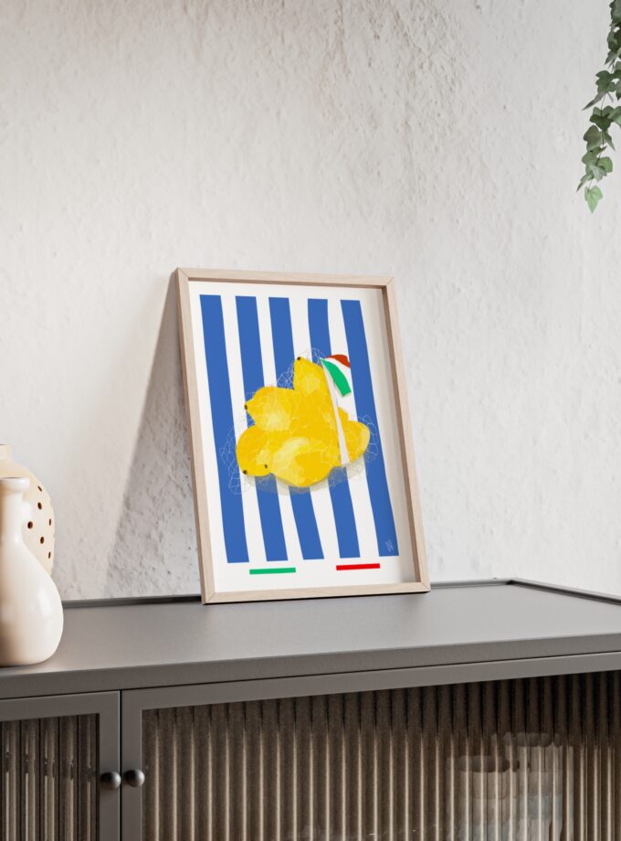 When Life Gives You Lemons Poster, Framed