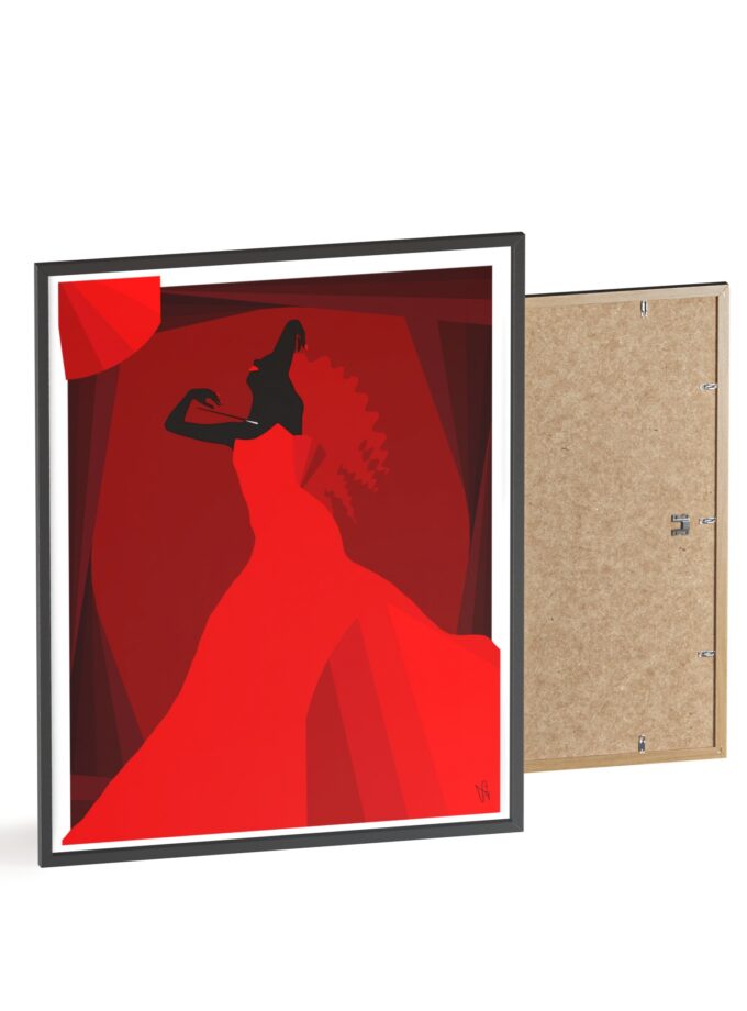 Teatrica Poster, Framed