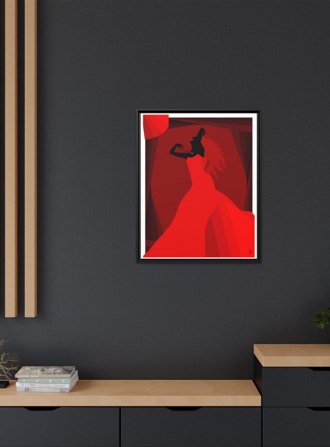 Teatrica Canvas, Framed