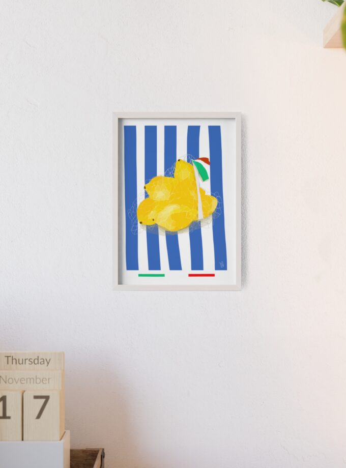 When Life Gives You Lemons Poster, Framed