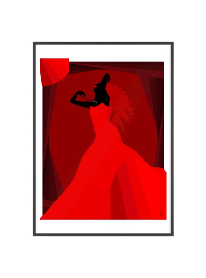 Teatrica Poster, Framed