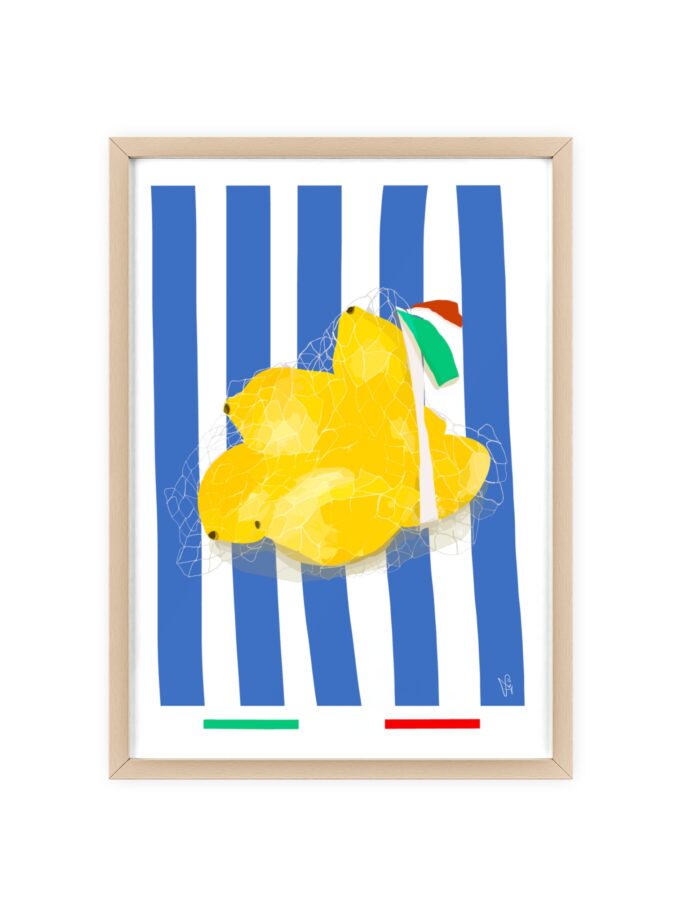 When Life Gives You Lemons Poster, Framed