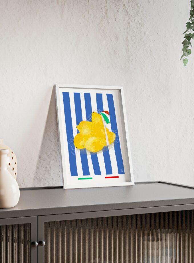 When Life Gives You Lemons Poster, Framed