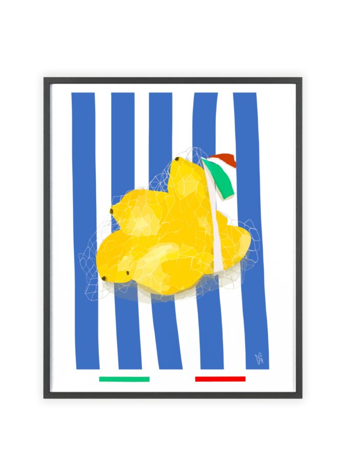 When Life Gives You Lemons Poster, Framed