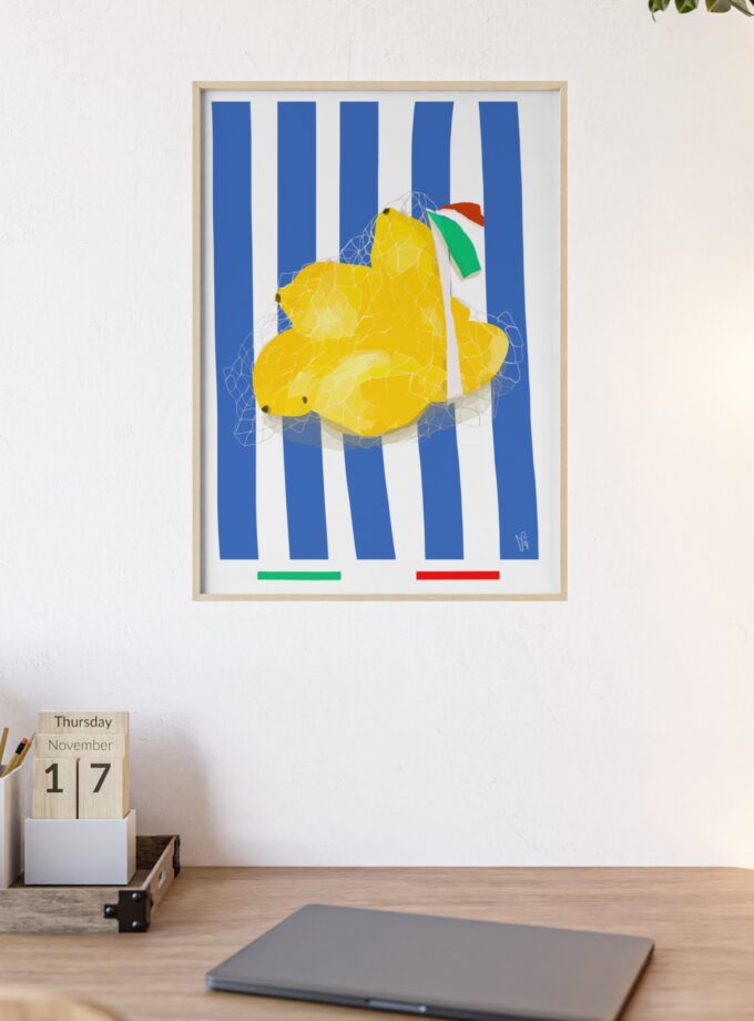 When Life Gives You Lemons Poster, Framed
