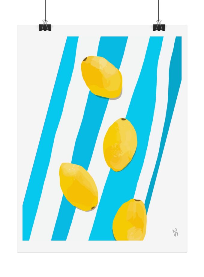 Lemon Water Poster
