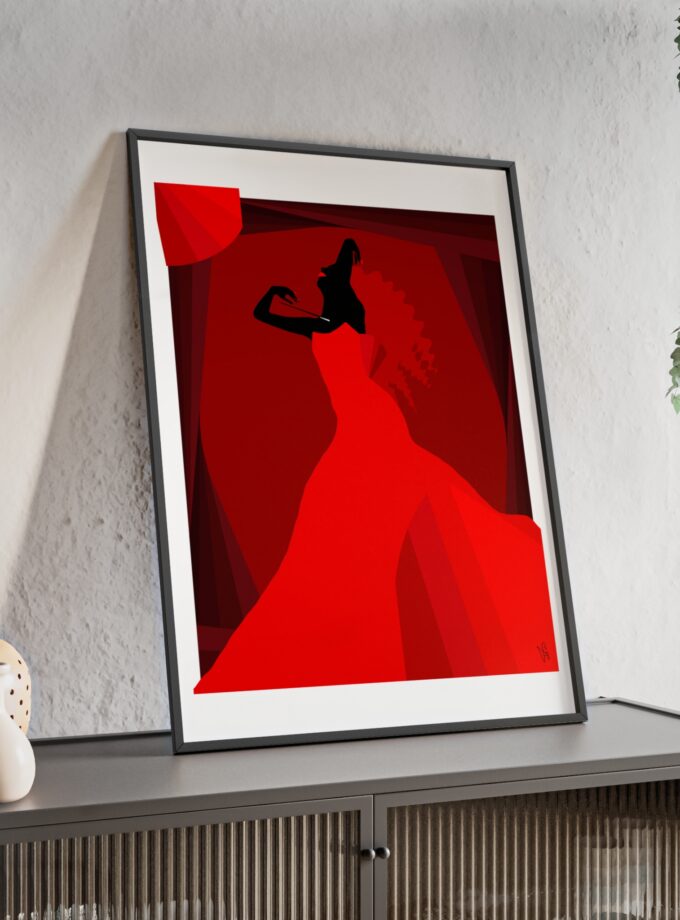 Teatrica Poster, Framed