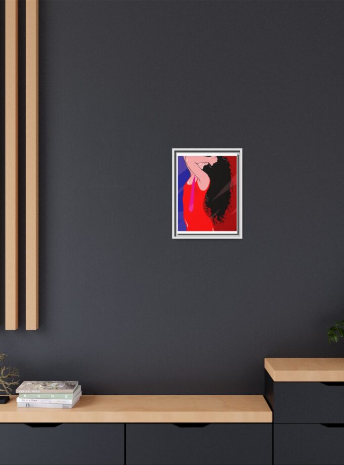 Dirty Mirror Canvas, Framed