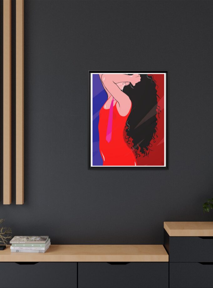 Dirty Mirror Canvas, Framed