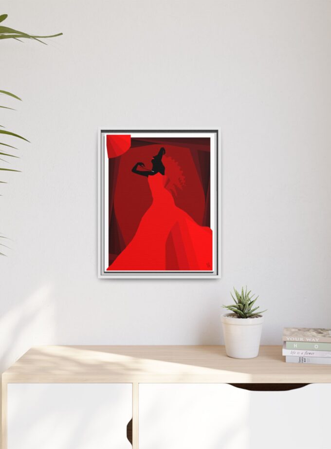 Teatrica Canvas, Framed