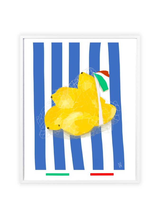 When Life Gives You Lemons Poster, Framed