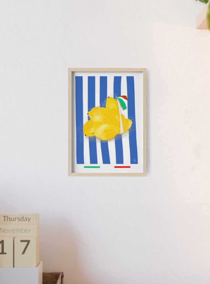 When Life Gives You Lemons Poster, Framed