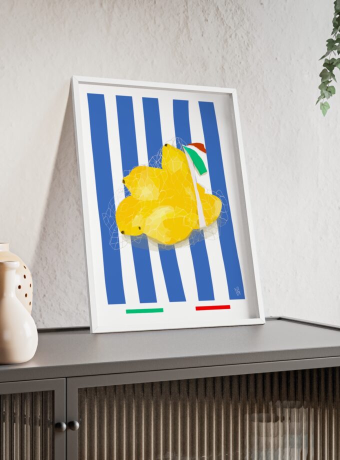 When Life Gives You Lemons Poster, Framed