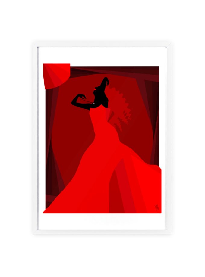 Teatrica Poster, Framed