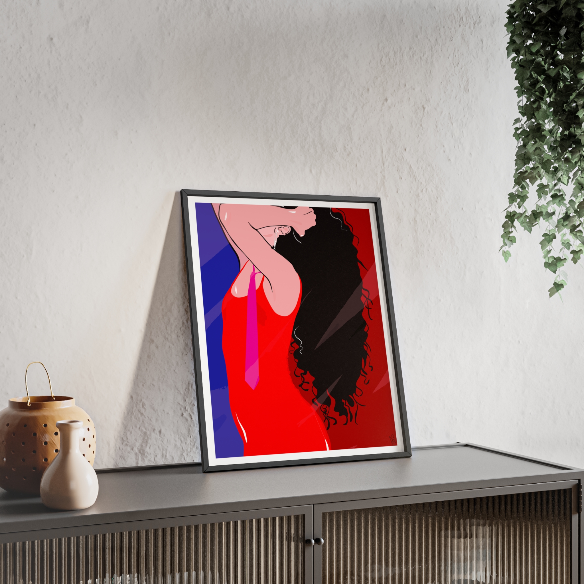 Dirty Mirror Poster, Framed - Image 3