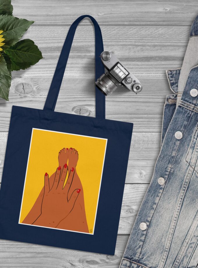 Sun On My Fingers Tote Bag