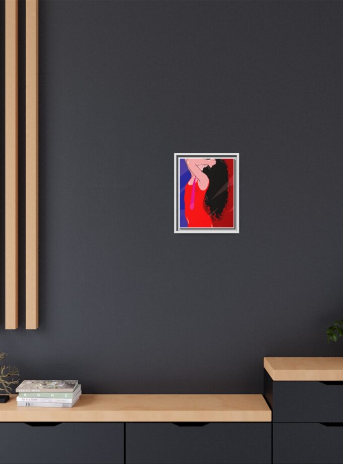 Dirty Mirror Canvas, Framed