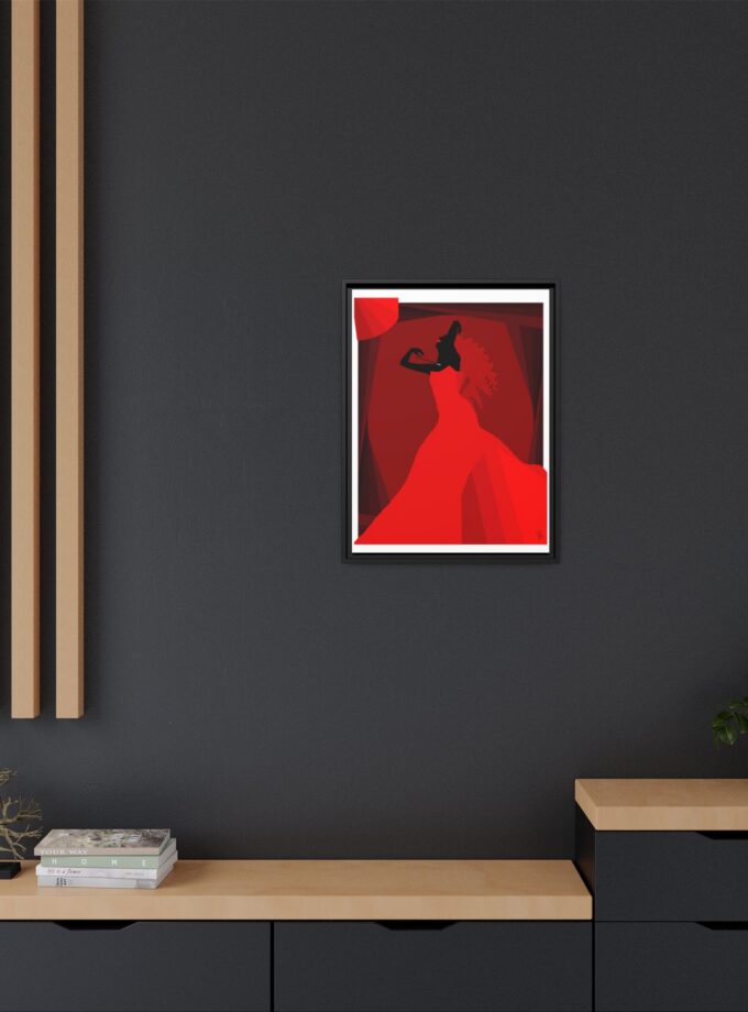 Teatrica Canvas, Framed