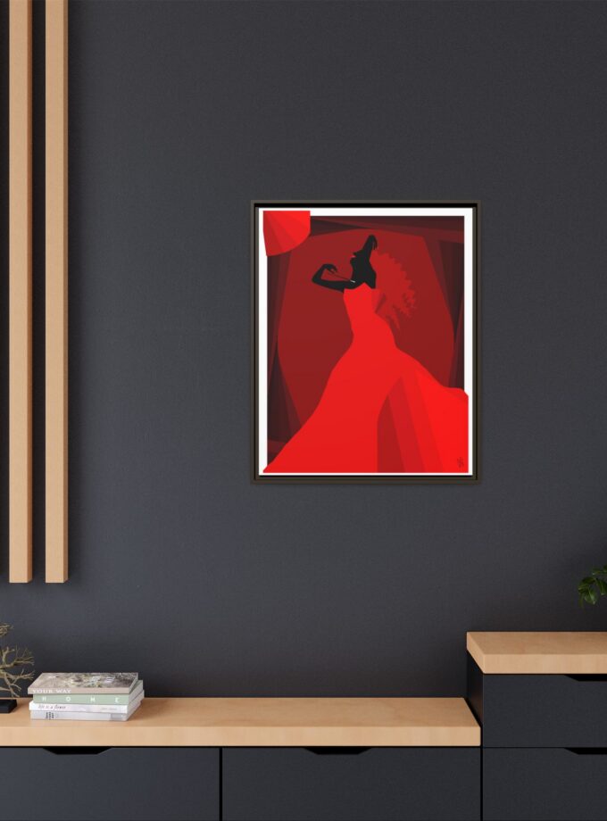 Teatrica Canvas, Framed