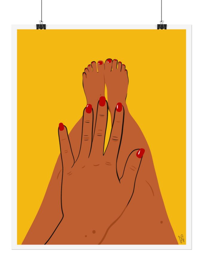 Sun On My Fingers Poster