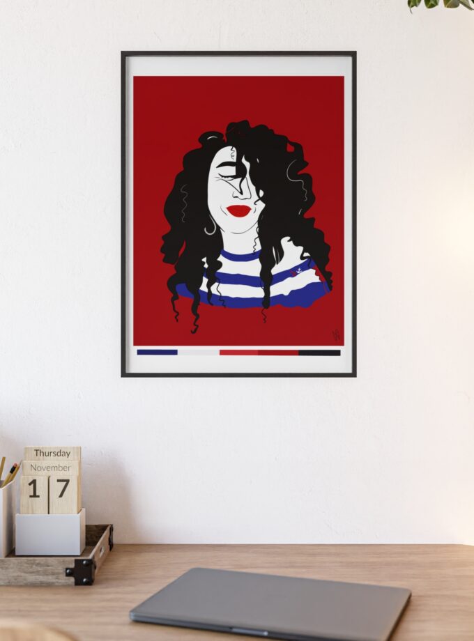 Little Sailor Poster, Framed