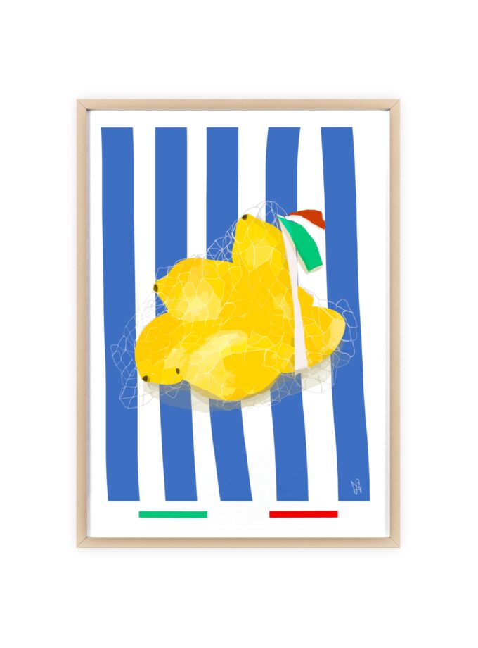 When Life Gives You Lemons Poster, Framed