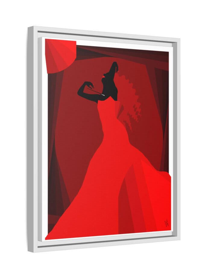 Teatrica Canvas, Framed