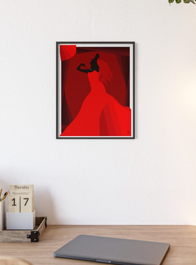 Teatrica Poster, Framed