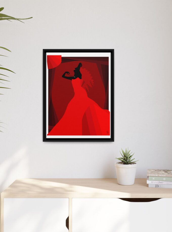 Teatrica Canvas, Framed