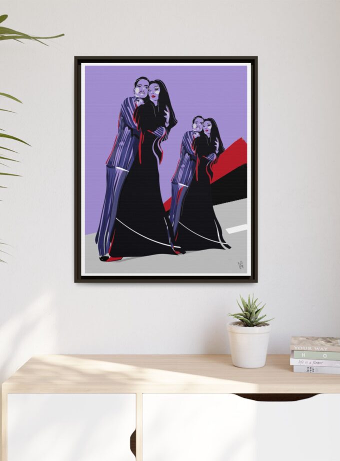 It Takes Two Canvas, Framed