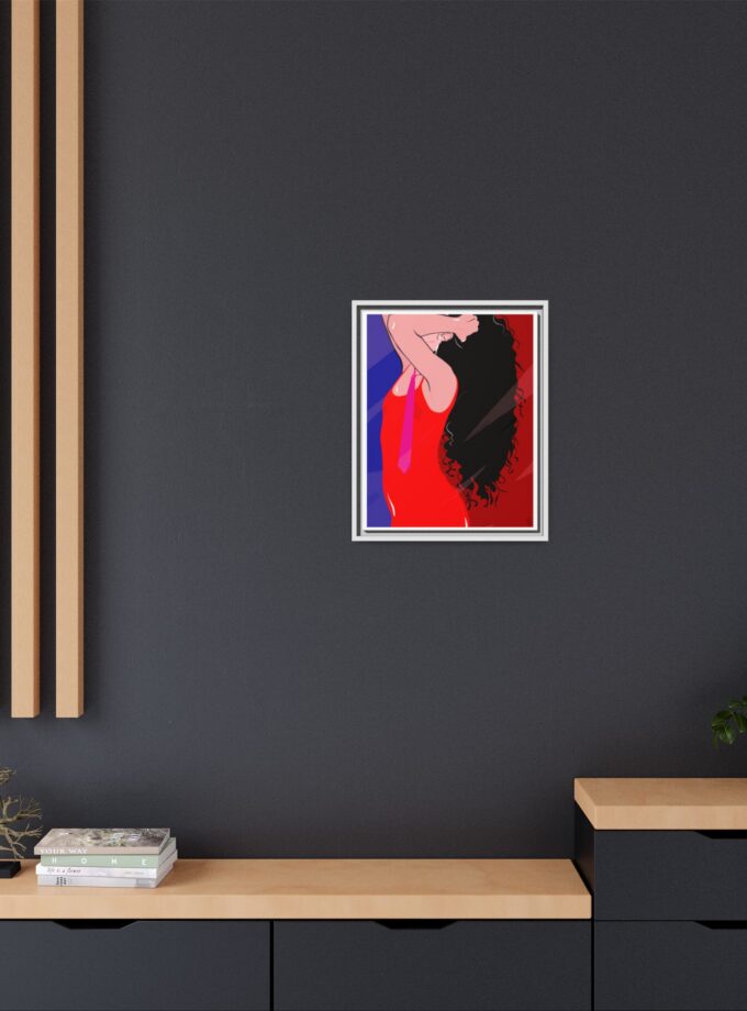 Dirty Mirror Canvas, Framed