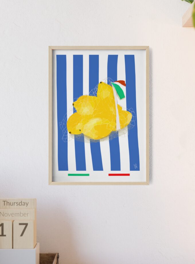 When Life Gives You Lemons Poster, Framed