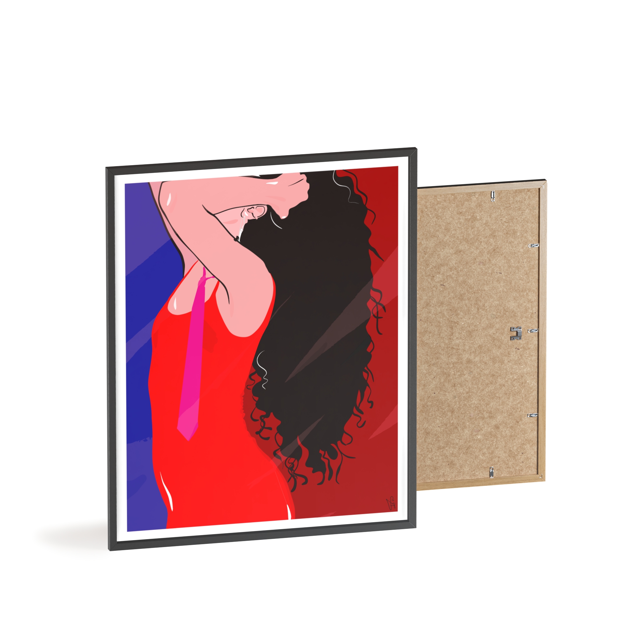 Dirty Mirror Poster, Framed - Image 6