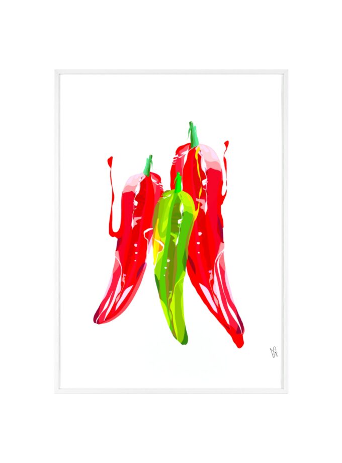 You Are Fire Poster, Framed