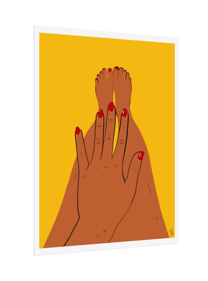 Sun On My Fingers Poster